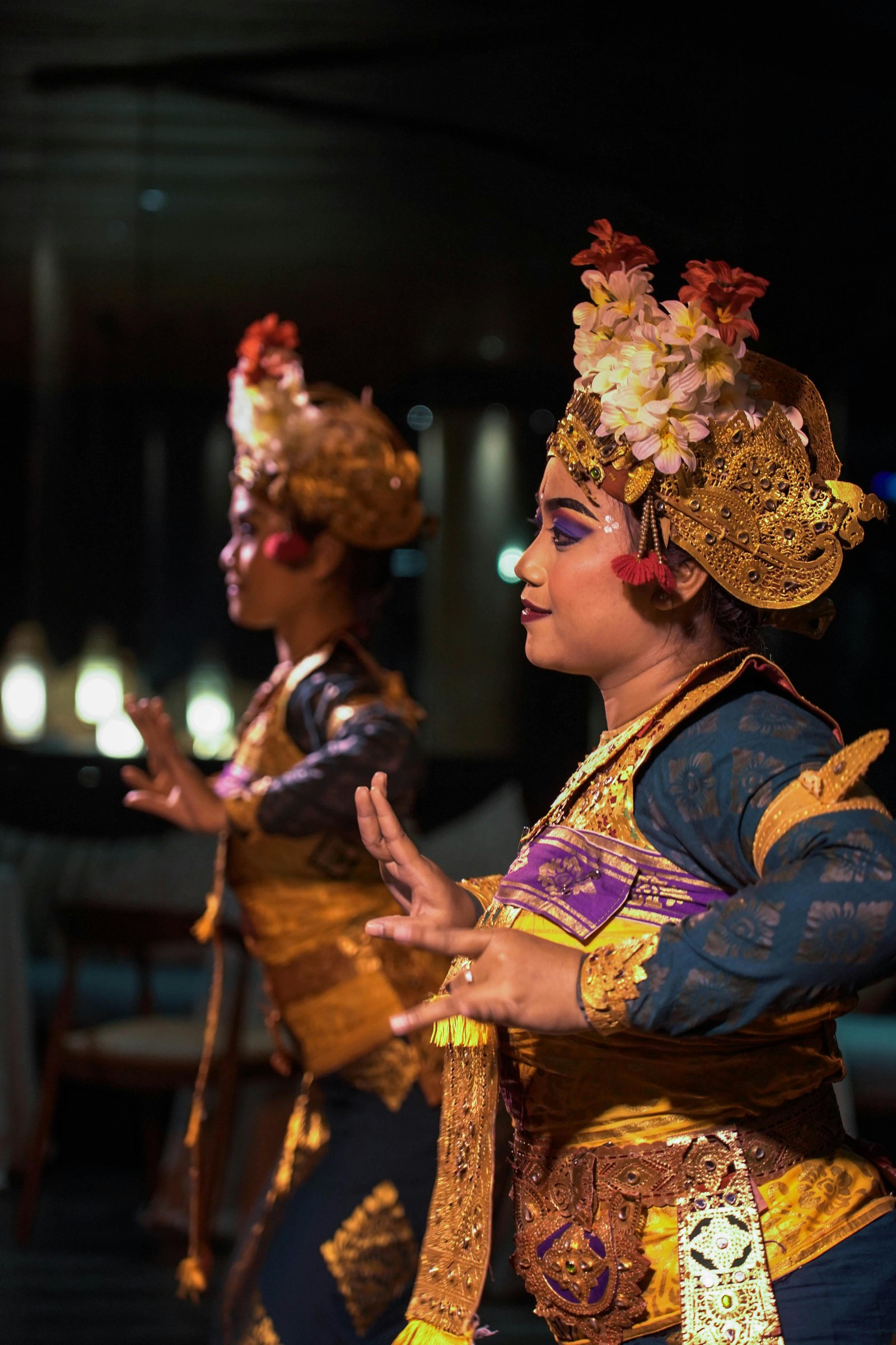 Traditional Balinese dance performance